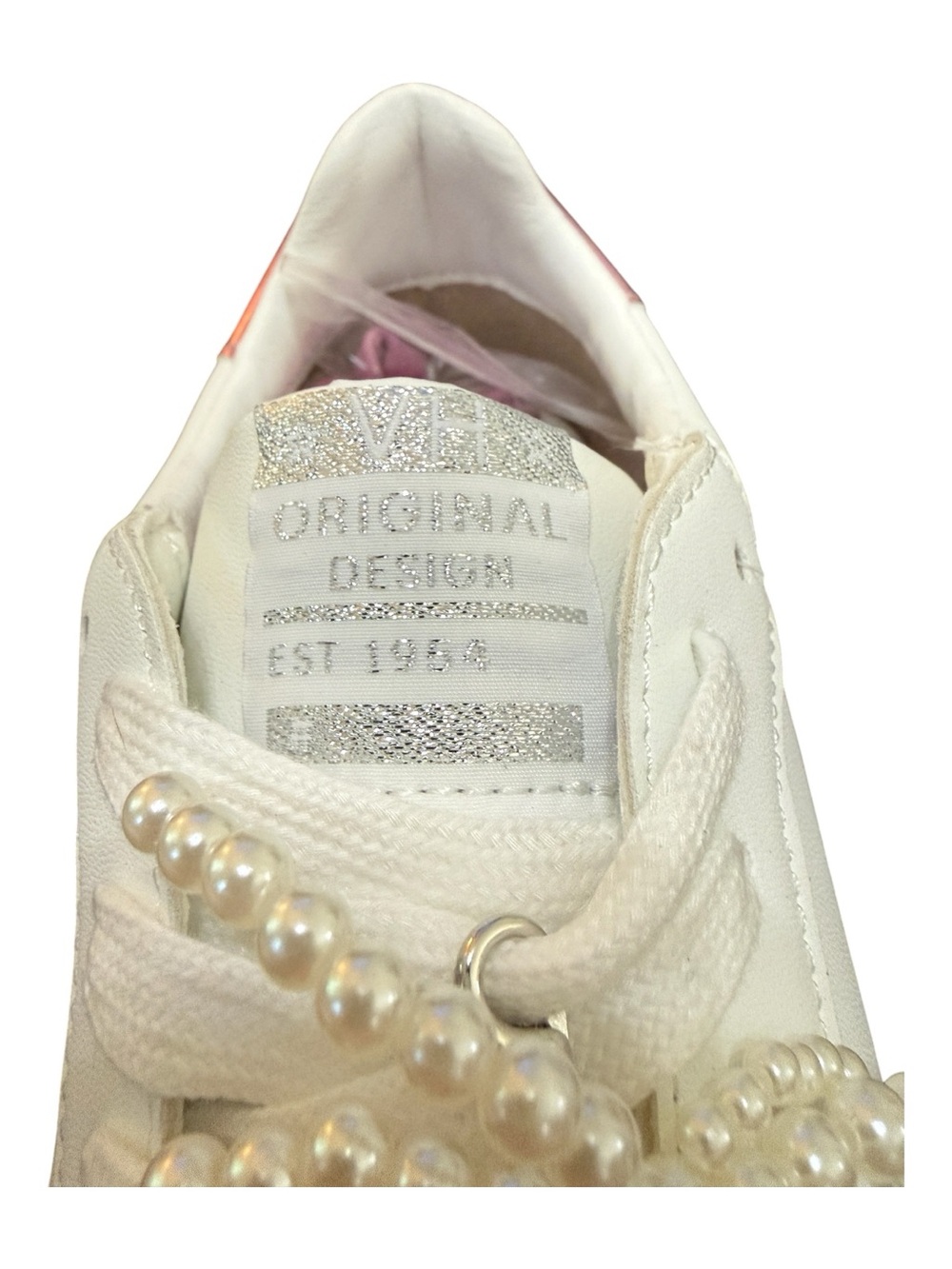 Vintage Havana Nadia 10 Sneakers | Women’s Size 10 | White & Metallic Pink | NIB - Picture 7 of 8